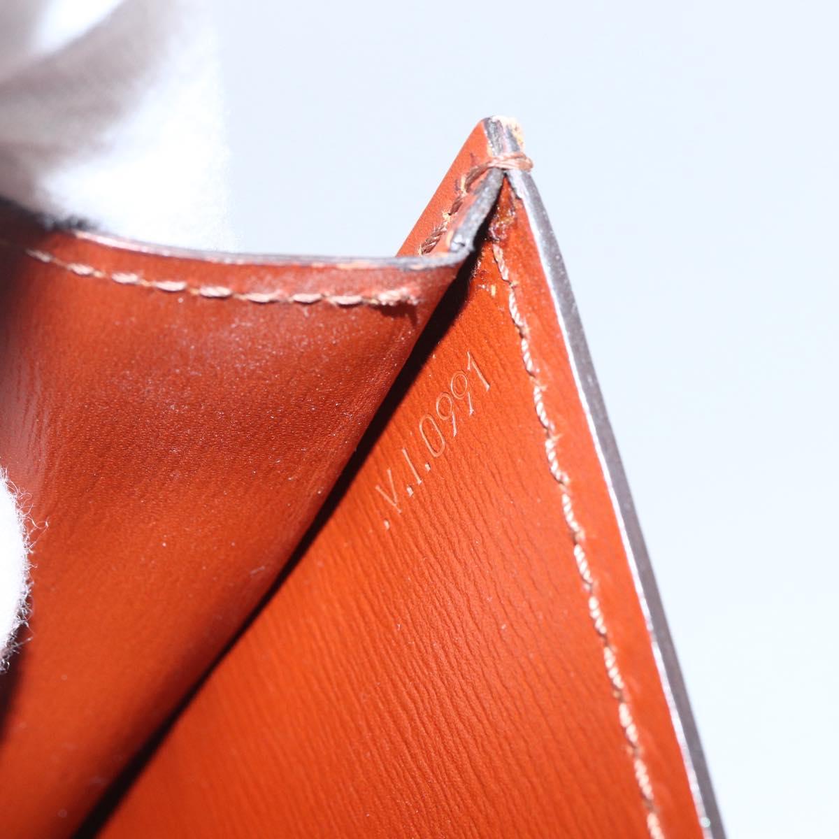 LOUIS VUITTON Epi Prebourg Shoulder Bag Brown M52563 LV Auth 157057