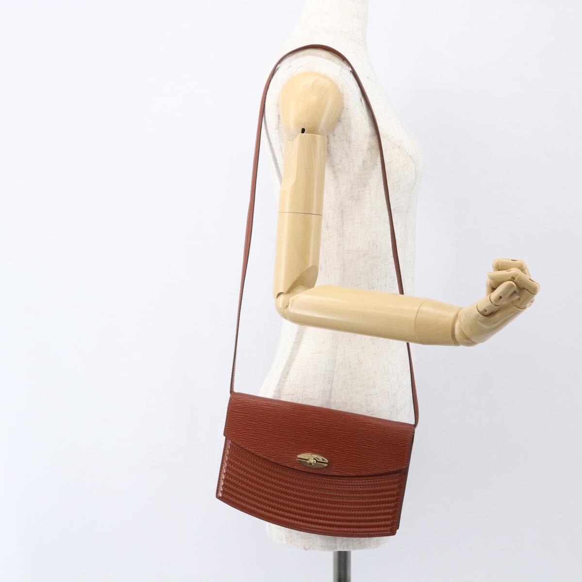 LOUIS VUITTON Epi Prebourg Shoulder Bag Brown M52563 LV Auth 157057