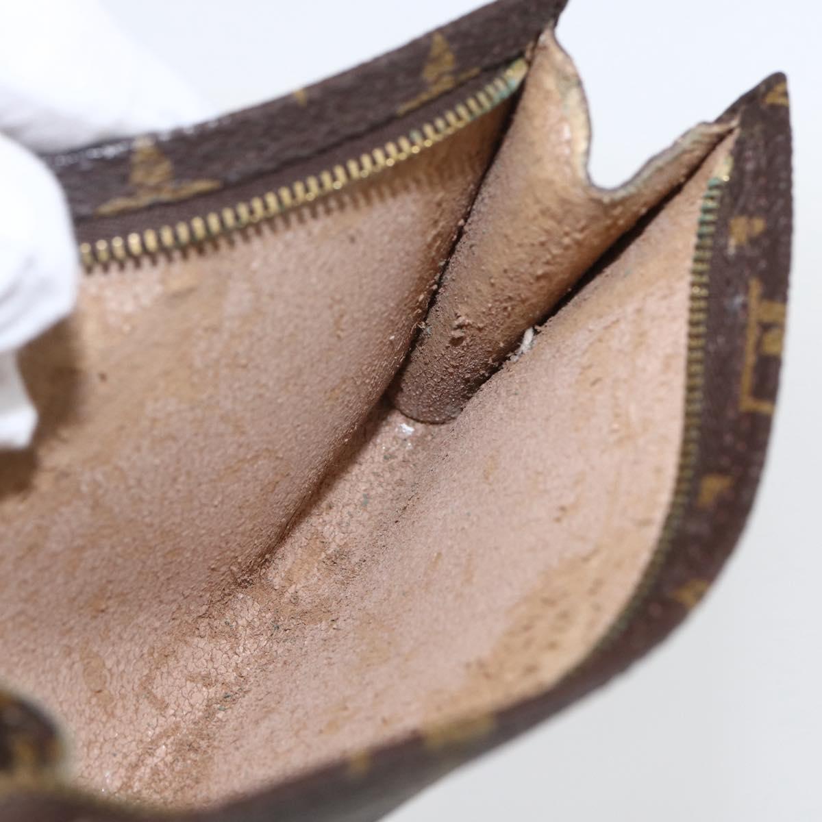 LOUIS VUITTON Monogram Bucket PM Accessory Pouch LV Auth 157070