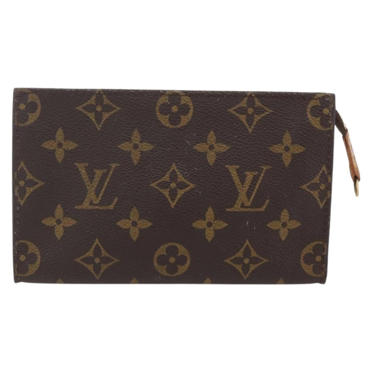 LOUIS VUITTON Monogram Bucket PM Accessory Pouch LV Auth 157070