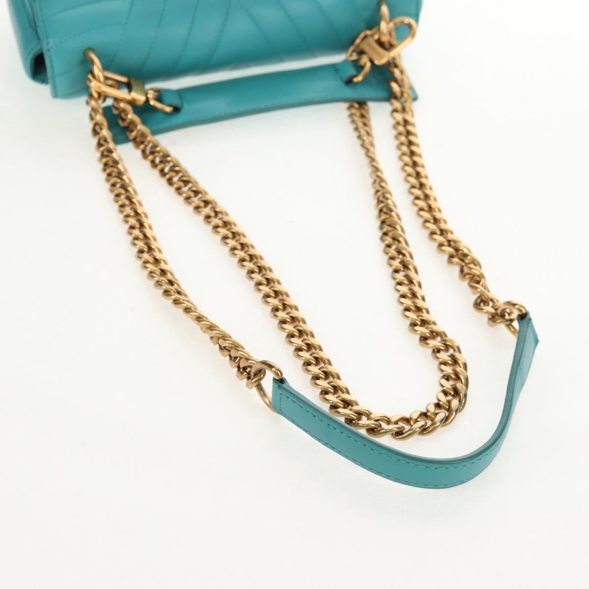 LOUIS VUITTON New Wave PM Heart bag Bag Turquoise Blue M51936 LV Auth 157113M