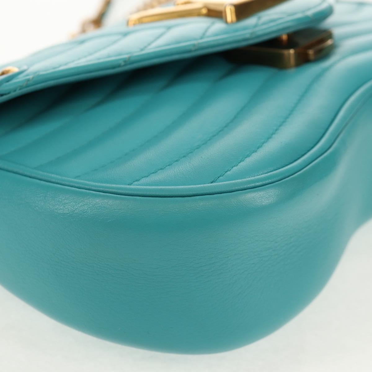 LOUIS VUITTON New Wave PM Heart bag Bag Turquoise Blue M51936 LV Auth 157113M