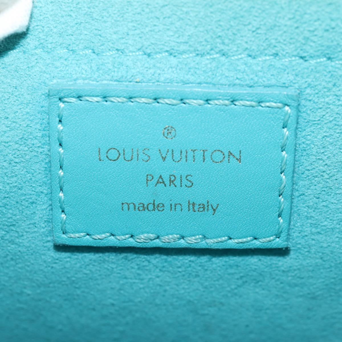 LOUIS VUITTON New Wave PM Heart bag Bag Turquoise Blue M51936 LV Auth 157113M