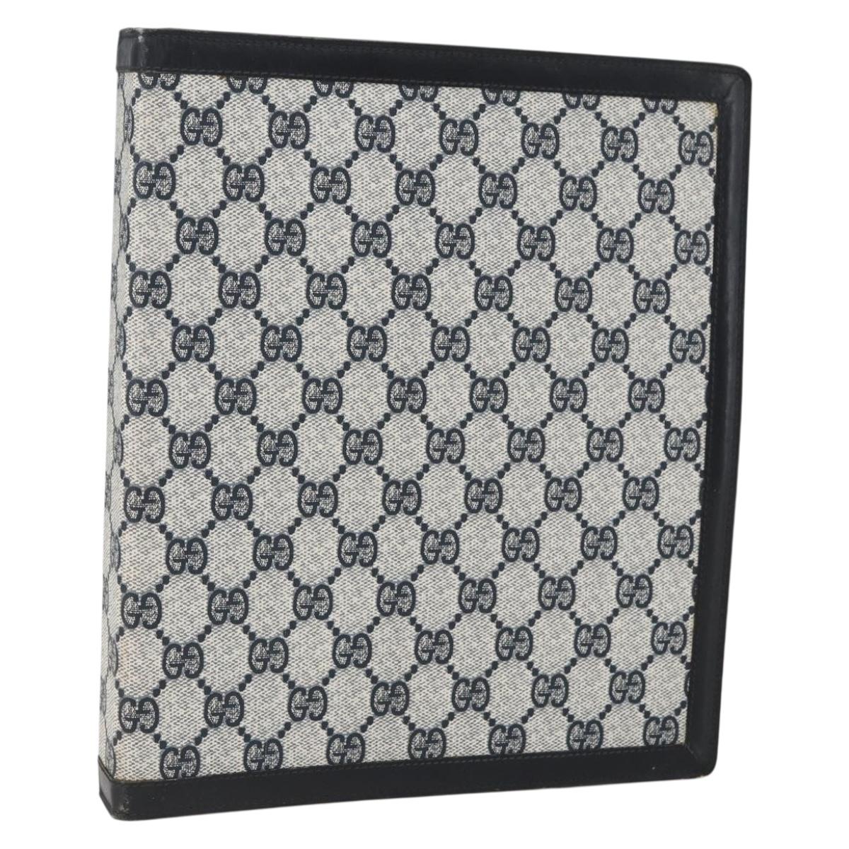 GUCCI GG Supreme Planner PVC Navy Auth 157155