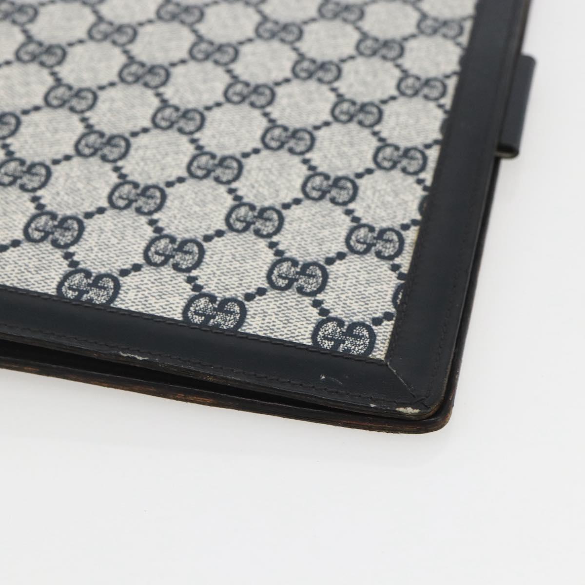 GUCCI GG Supreme Planner PVC Navy Auth 157155