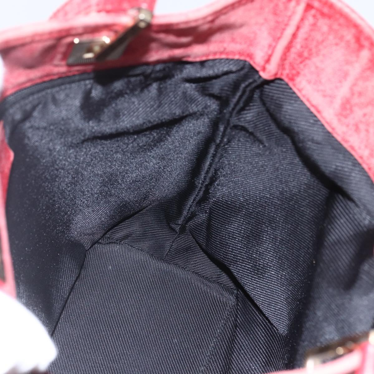 GUCCI GG Canvas Tote Bag Gold Red 002 1099 Auth 157156