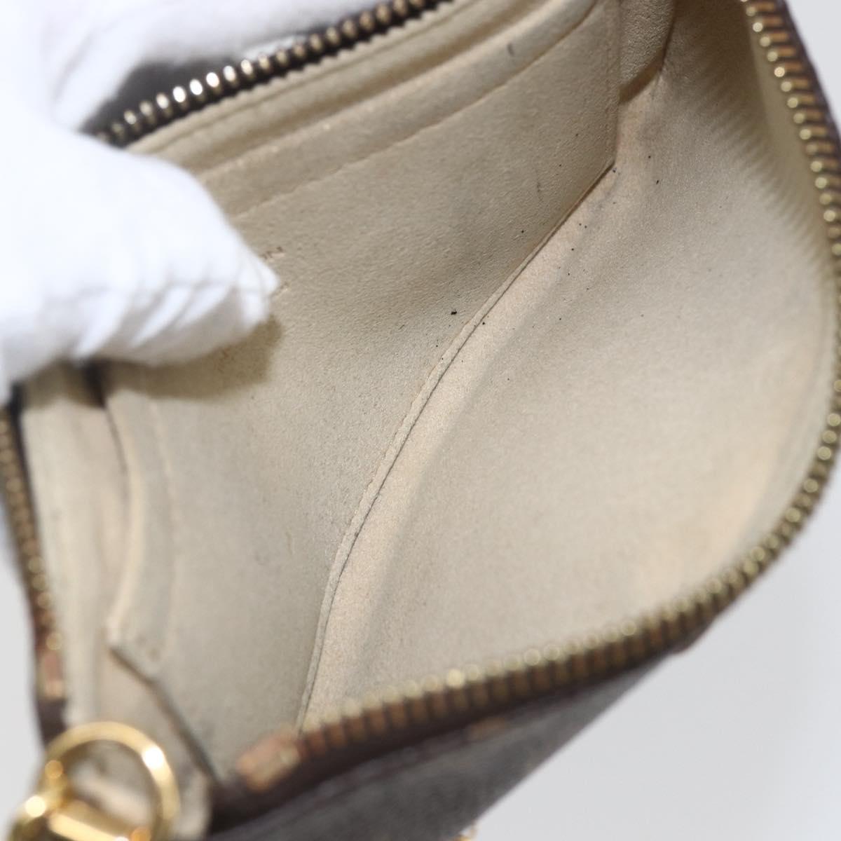 LOUIS VUITTON Monogram Chain Pochette Mila MM Pouch M60094 LV Auth 157172V