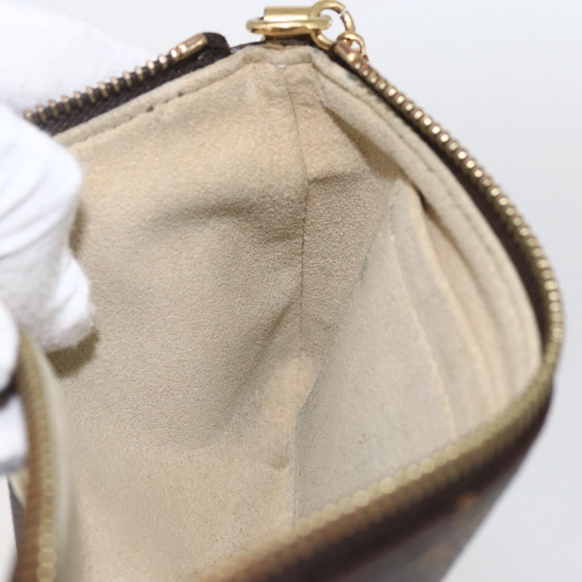 LOUIS VUITTON Monogram Chain Pochette Mila MM Pouch M60094 LV Auth 157172V