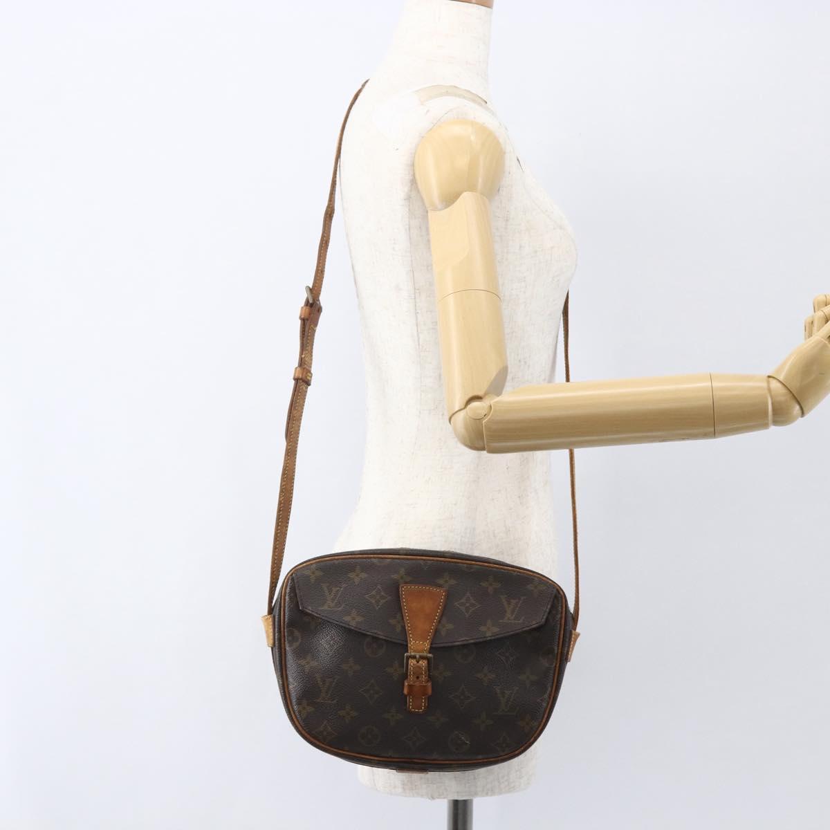 LOUIS VUITTON Monogram Jeune Fille MM Shoulder Bag M51226 LV Auth 157181