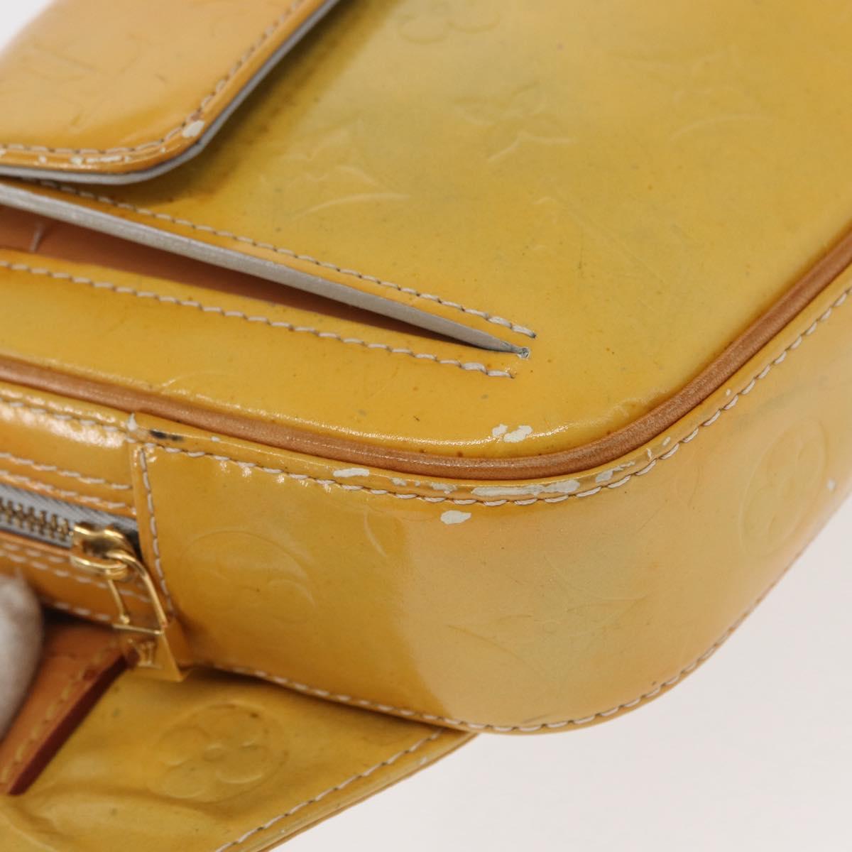 LOUIS VUITTON Monogram Vernis Fulton Waist bag Gris M91041 LV Auth 157185