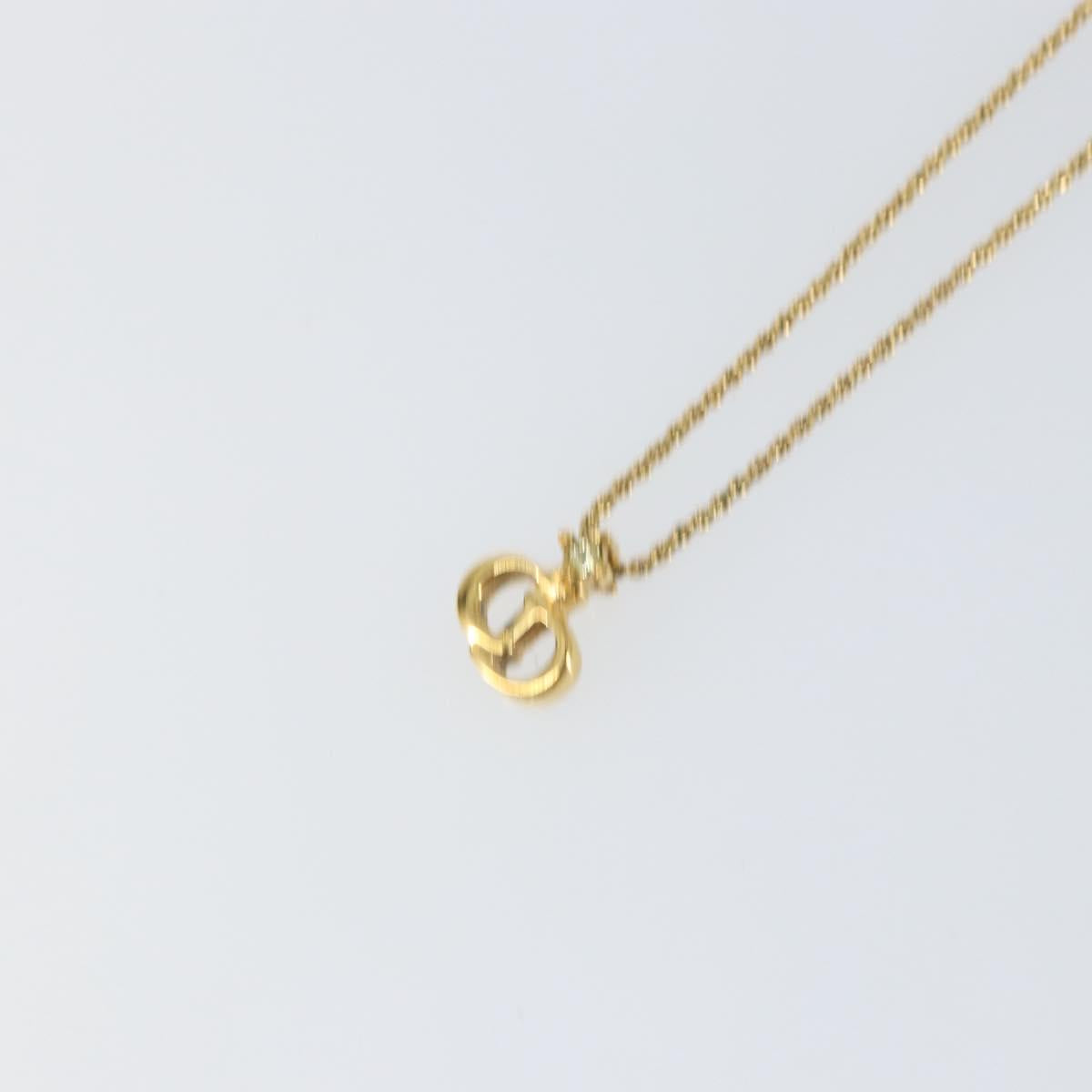 Christian Dior Necklace metal Gold Tone Auth 157194V