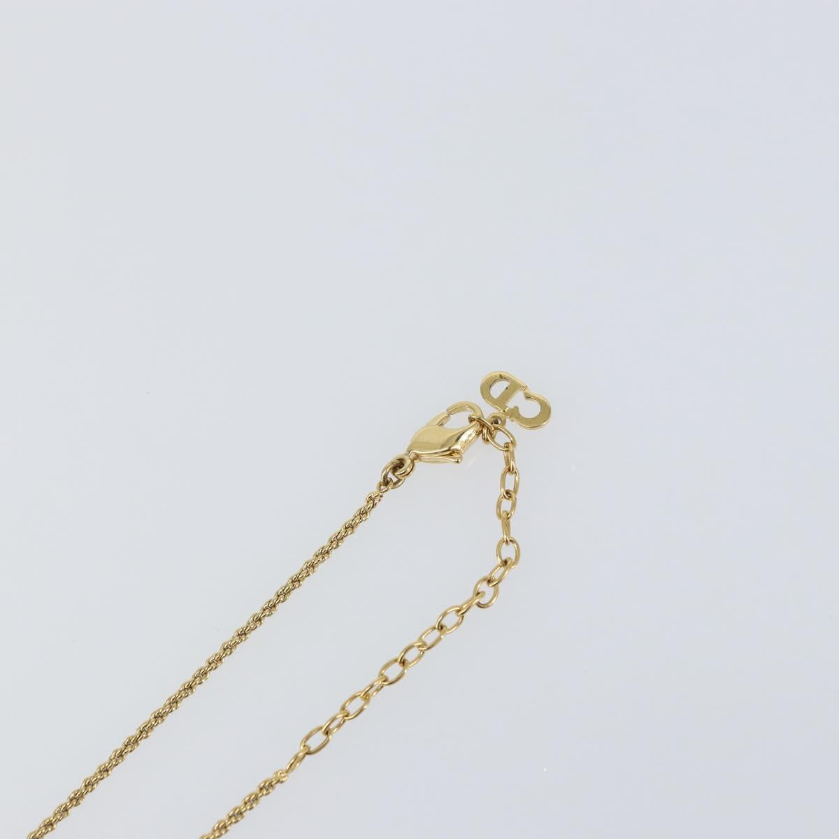 Christian Dior Necklace metal Gold Tone Auth 157194V