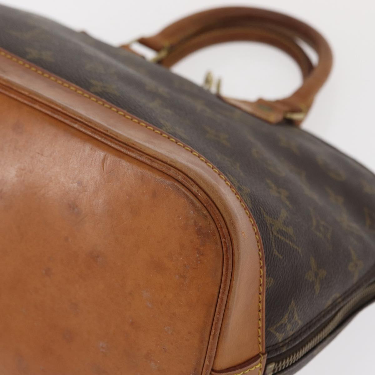 LOUIS VUITTON Monogram Alma Hand Bag M51130 LV Auth 157213