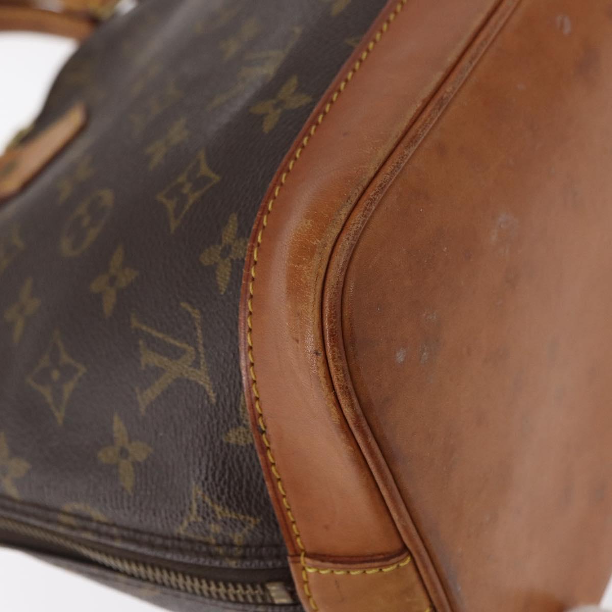 LOUIS VUITTON Monogram Alma Hand Bag M51130 LV Auth 157213