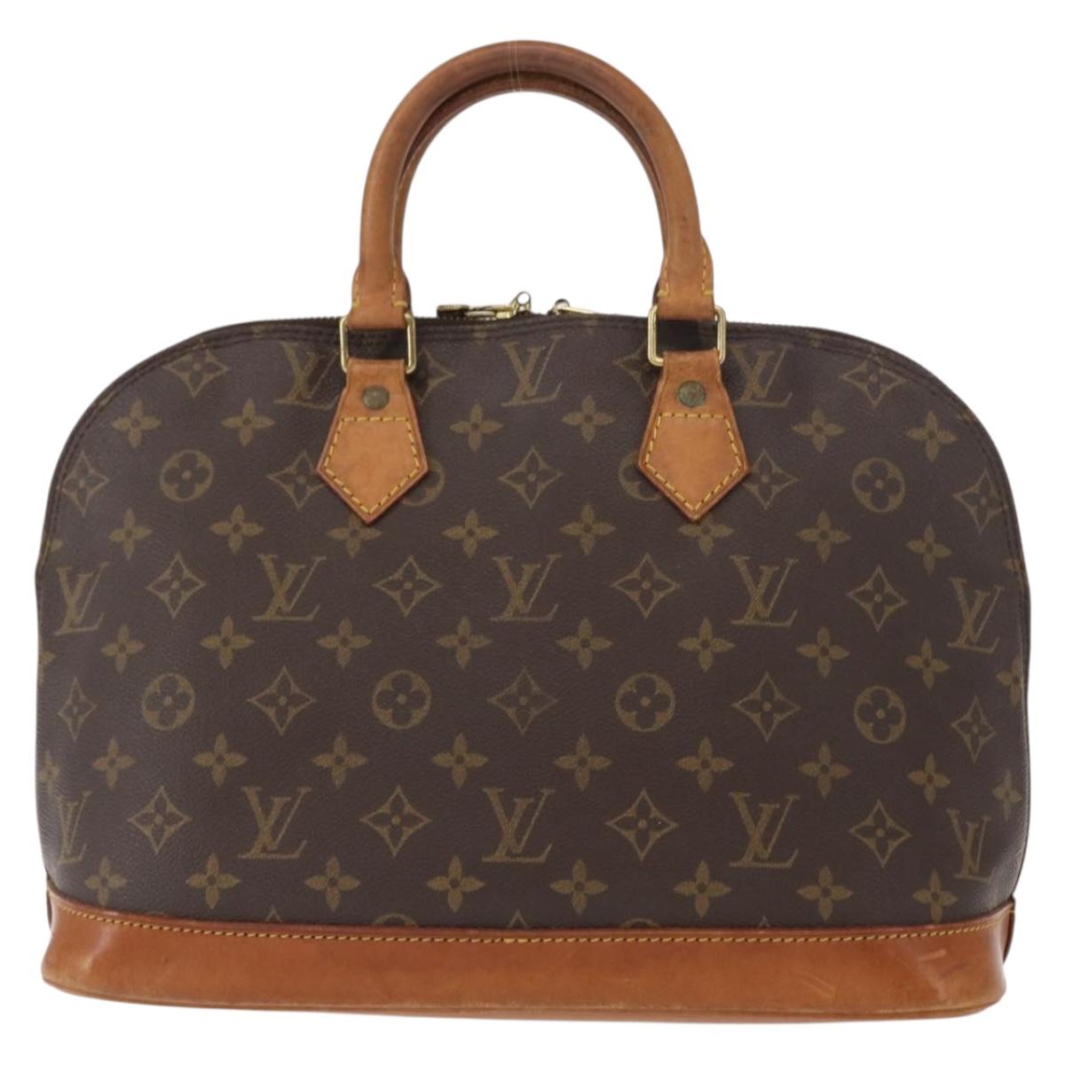 LOUIS VUITTON Monogram Alma Hand Bag M51130 LV Auth 157213