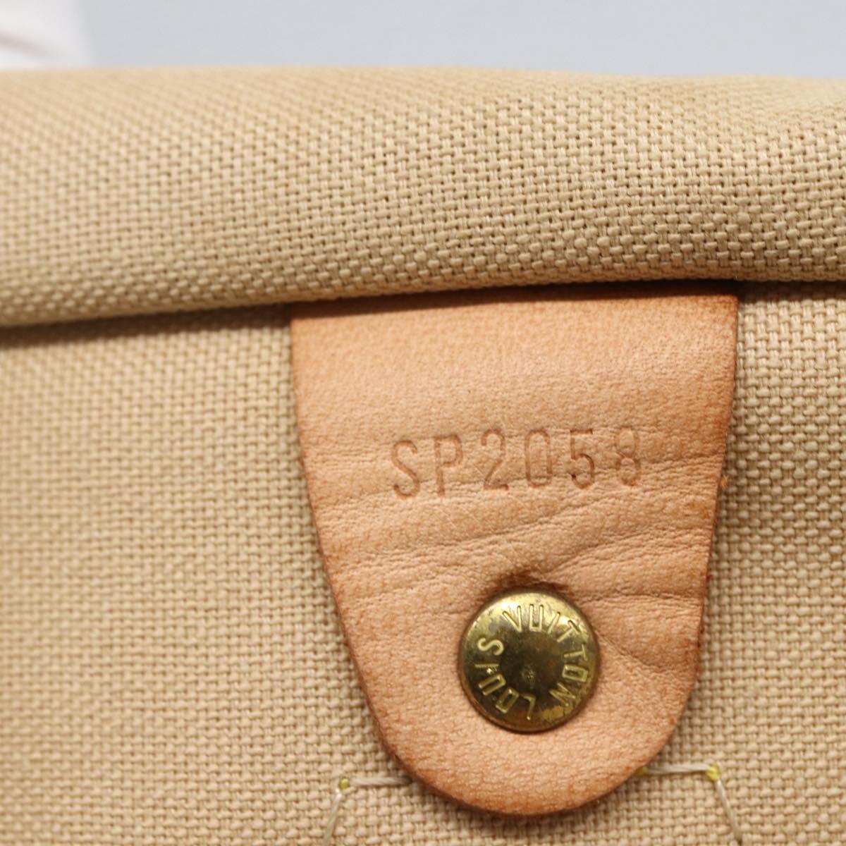 LOUIS VUITTON Damier Azur Speedy 30 Hand Bag N41533 LV Auth 157214