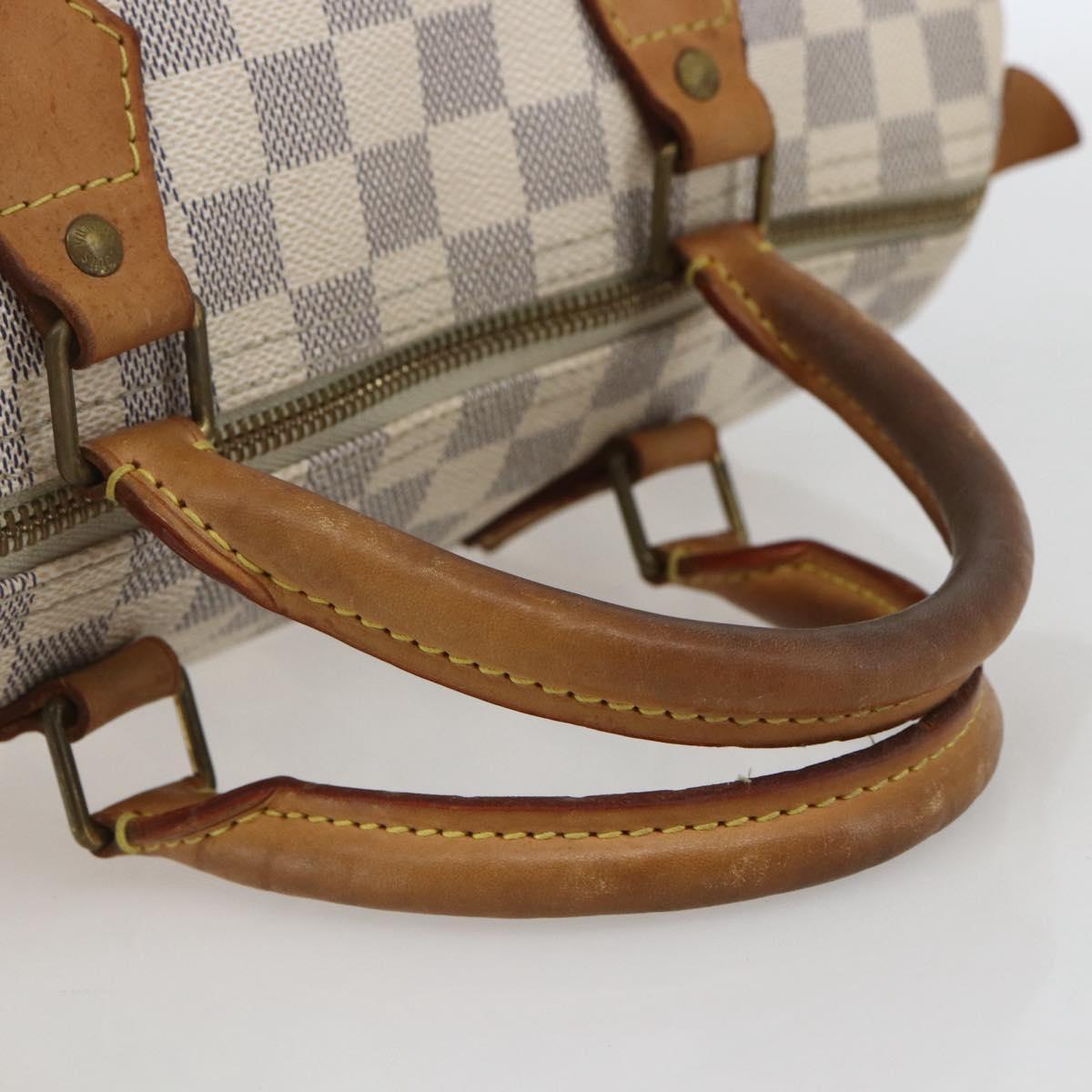 LOUIS VUITTON Damier Azur Speedy 30 Hand Bag N41533 LV Auth 157214