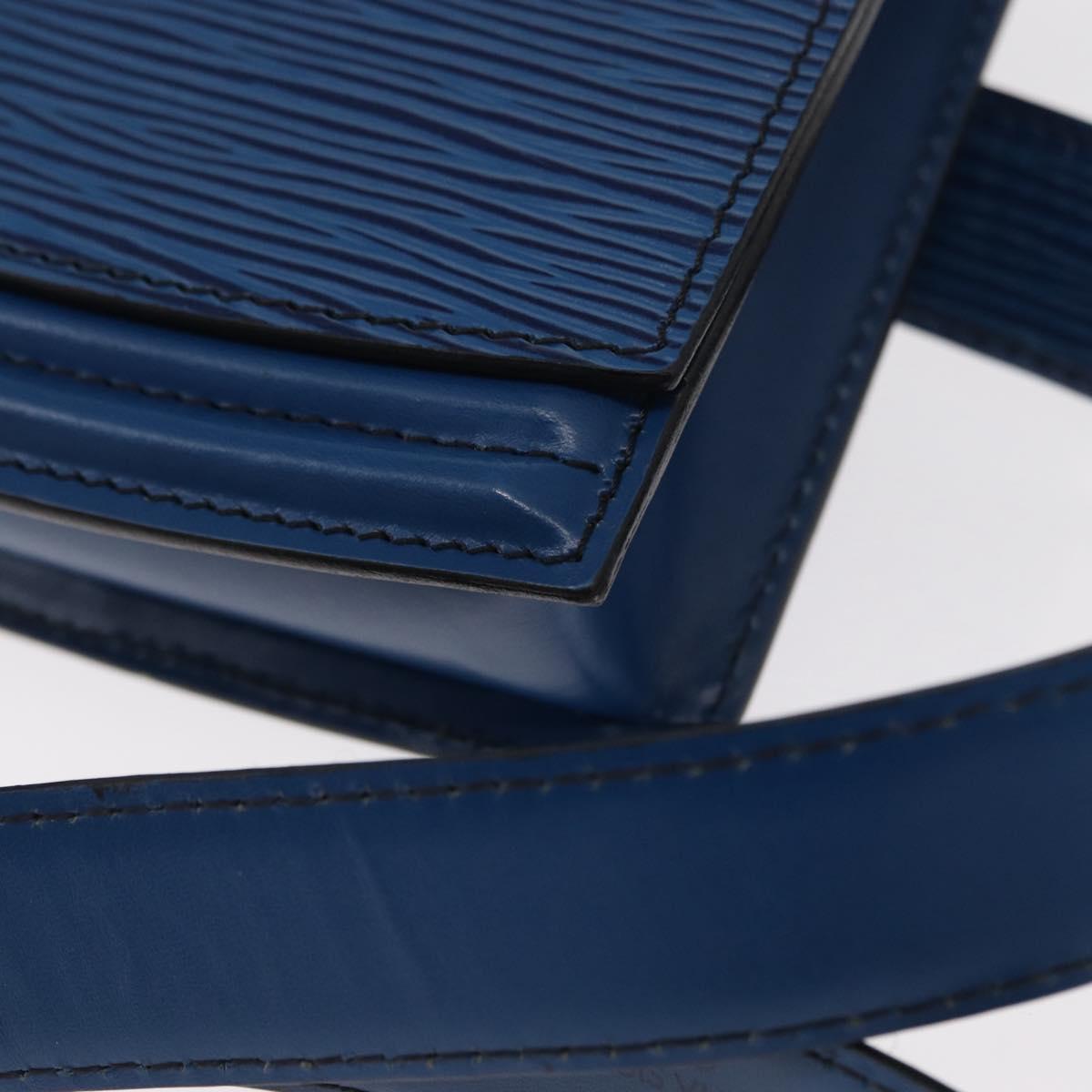 LOUIS VUITTON Epi Ceinture Tilsitt Pochette Waist Bag Blue M52605 LV Auth 157230