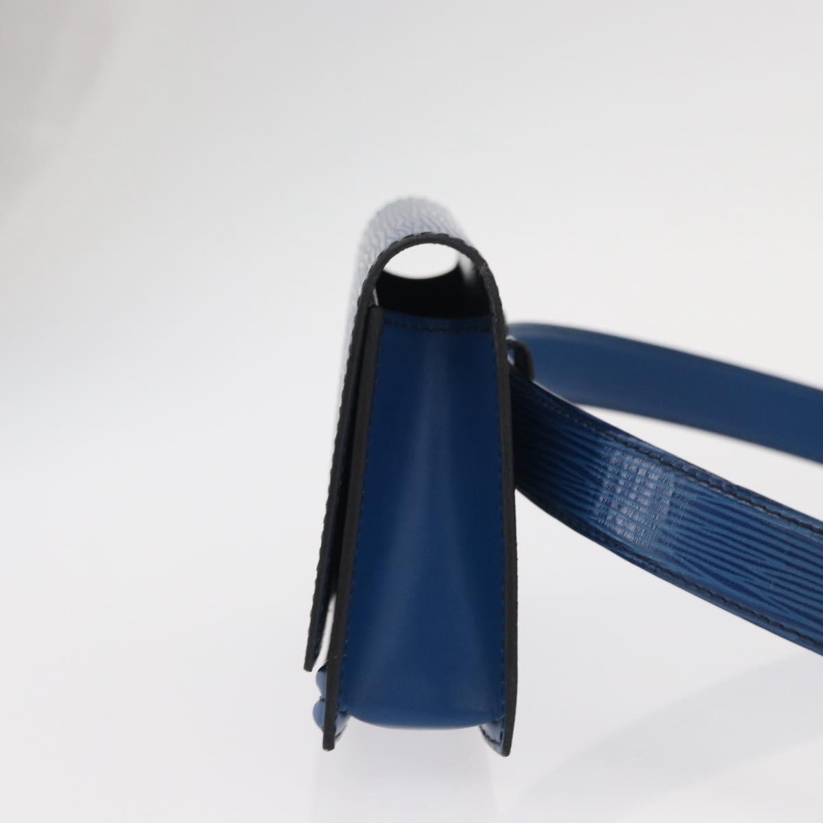 LOUIS VUITTON Epi Ceinture Tilsitt Pochette Waist Bag Blue M52605 LV Auth 157230