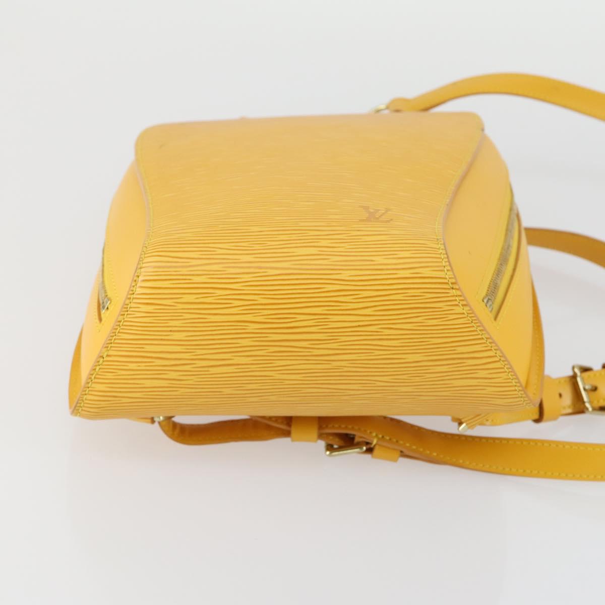 LOUIS VUITTON Epi Mabillon Backpack Yellow M52239 LV Auth 157244