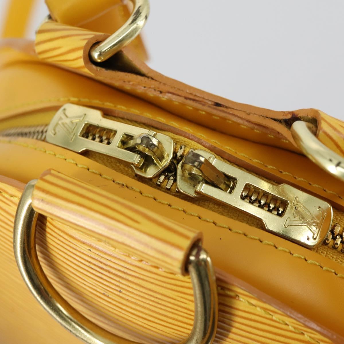 LOUIS VUITTON Epi Mabillon Backpack Yellow M52239 LV Auth 157244