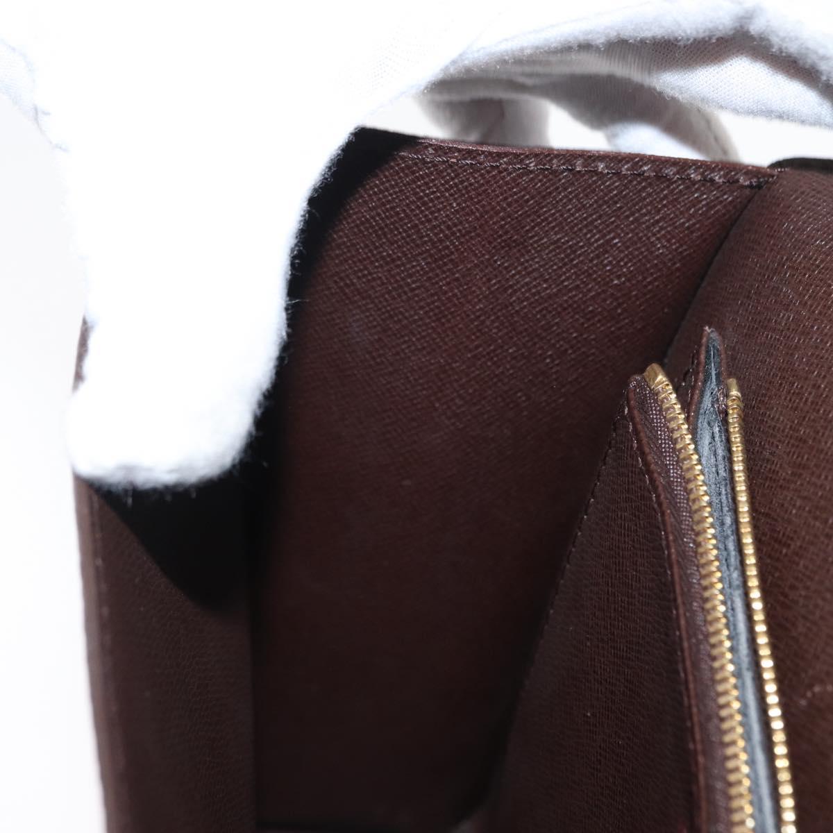 LOUIS VUITTON Damier Ebene Malesherbes Hand Bag N51379 LV Auth 157245