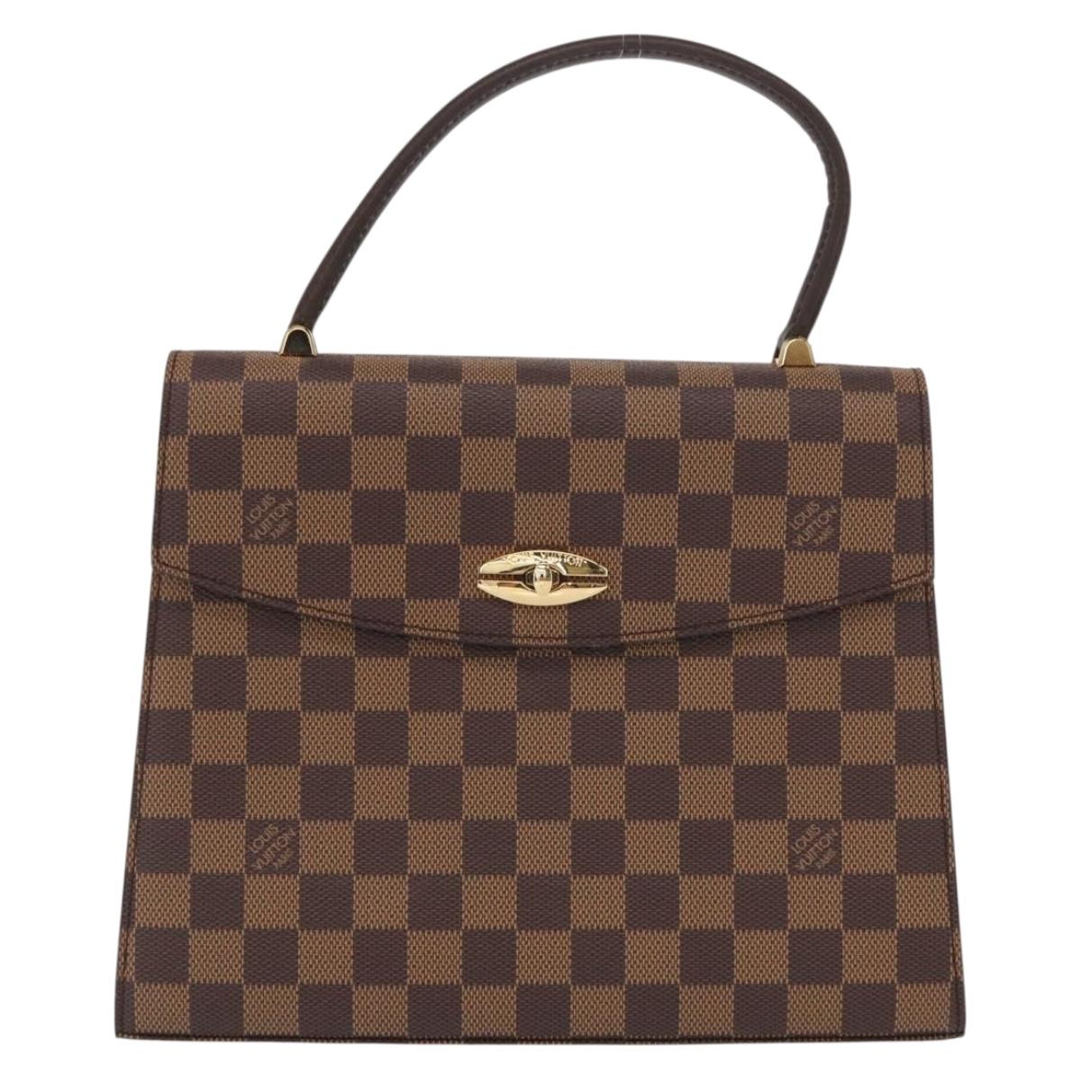 LOUIS VUITTON Damier Ebene Malesherbes Hand Bag N51379 LV Auth 157245