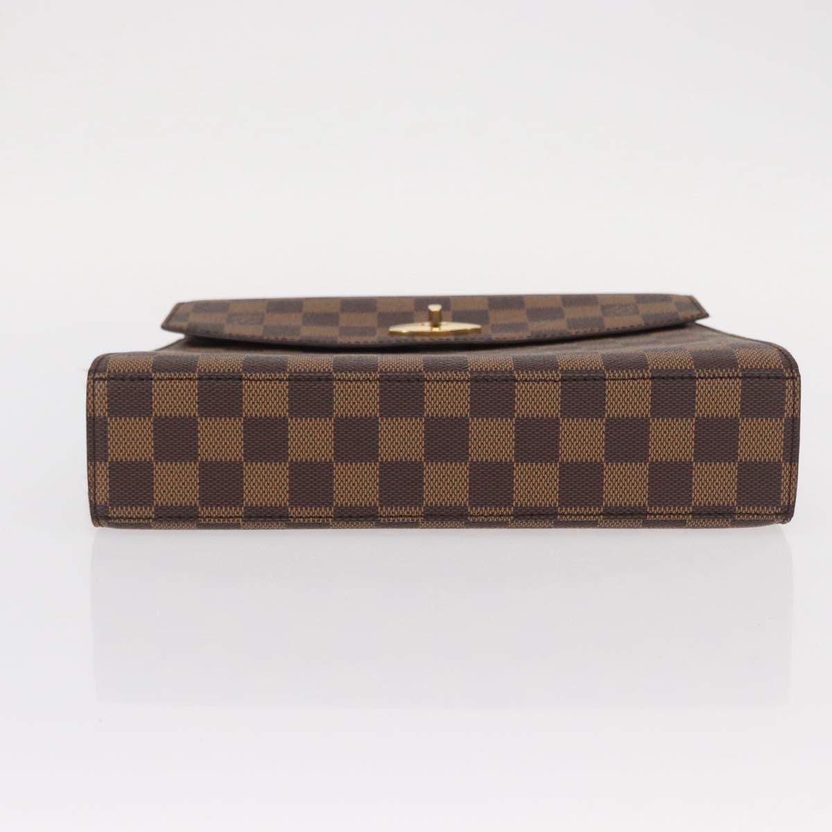 LOUIS VUITTON Damier Ebene Malesherbes Hand Bag N51379 LV Auth 157245