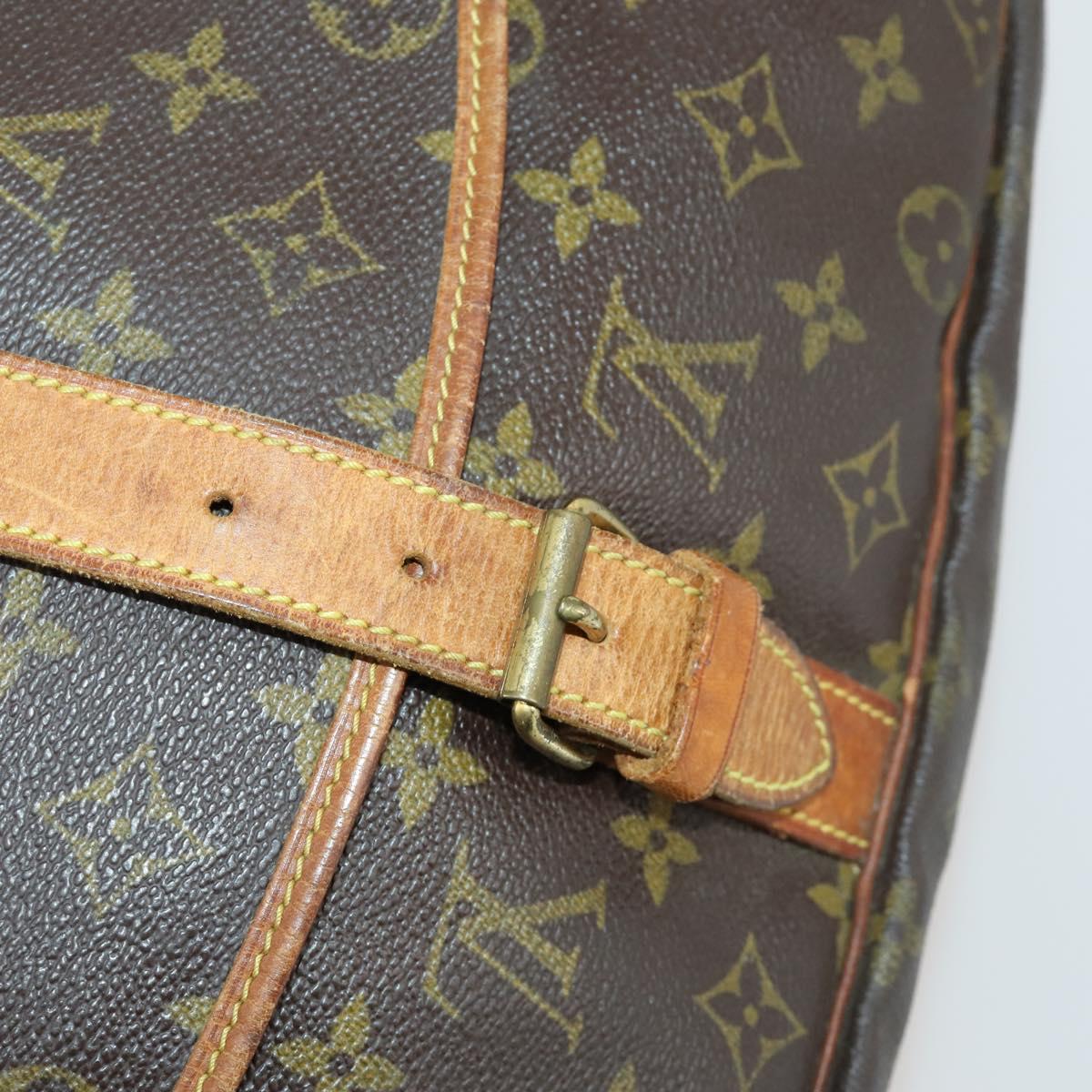 LOUIS VUITTON Monogram Saumur 35 Shoulder Bag M42254 LV Auth 157246
