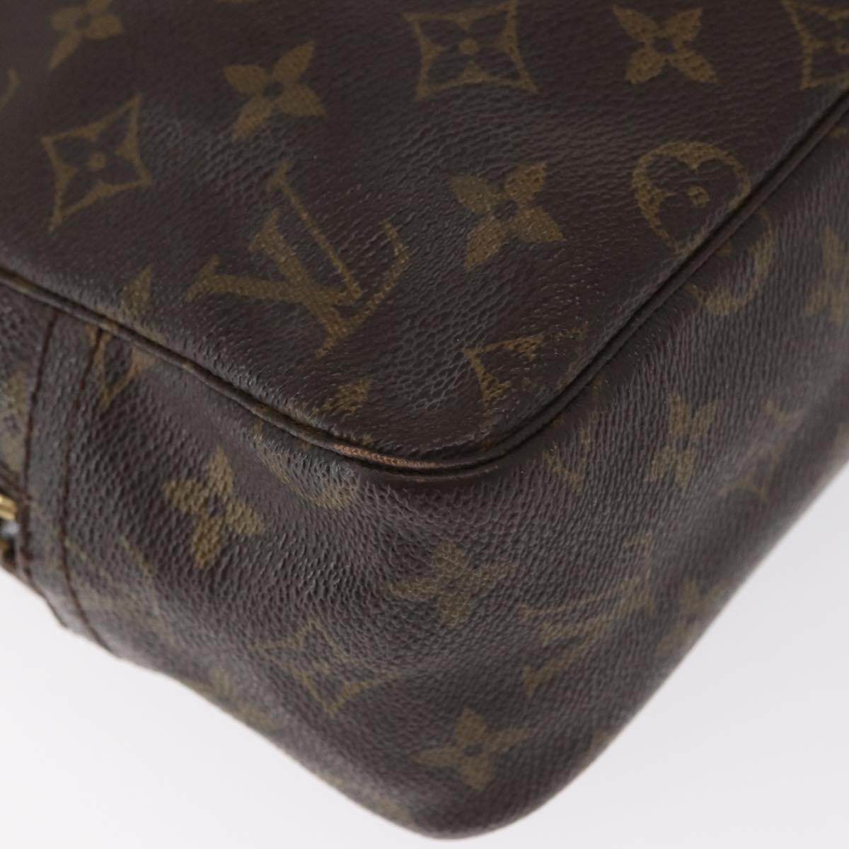 LOUIS VUITTON Monogram Trousse Toilette 28 Clutch Bag M47522 LV Auth 157256
