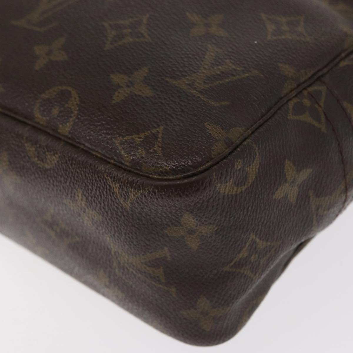 LOUIS VUITTON Monogram Trousse Toilette 28 Clutch Bag M47522 LV Auth 157256