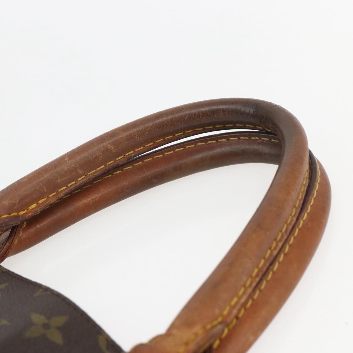 LOUIS VUITTON Monogram Sac Plat Hand Bag M51140 LV Auth 157300