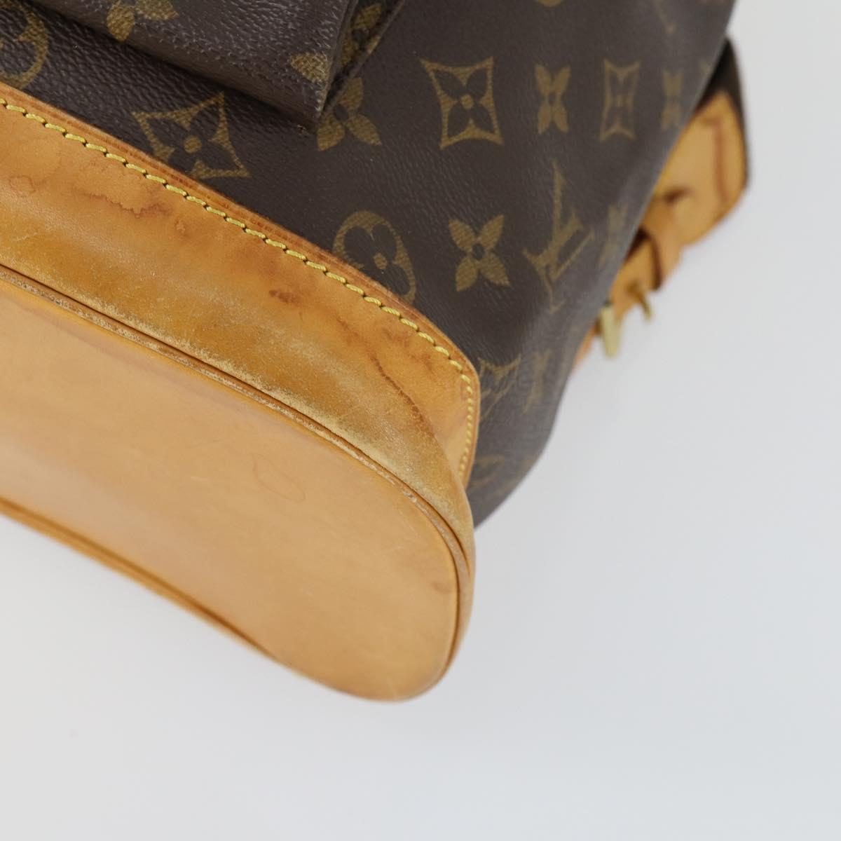 LOUIS VUITTON Monogram Montsouris GM Backpack M51135 LV Auth 157301