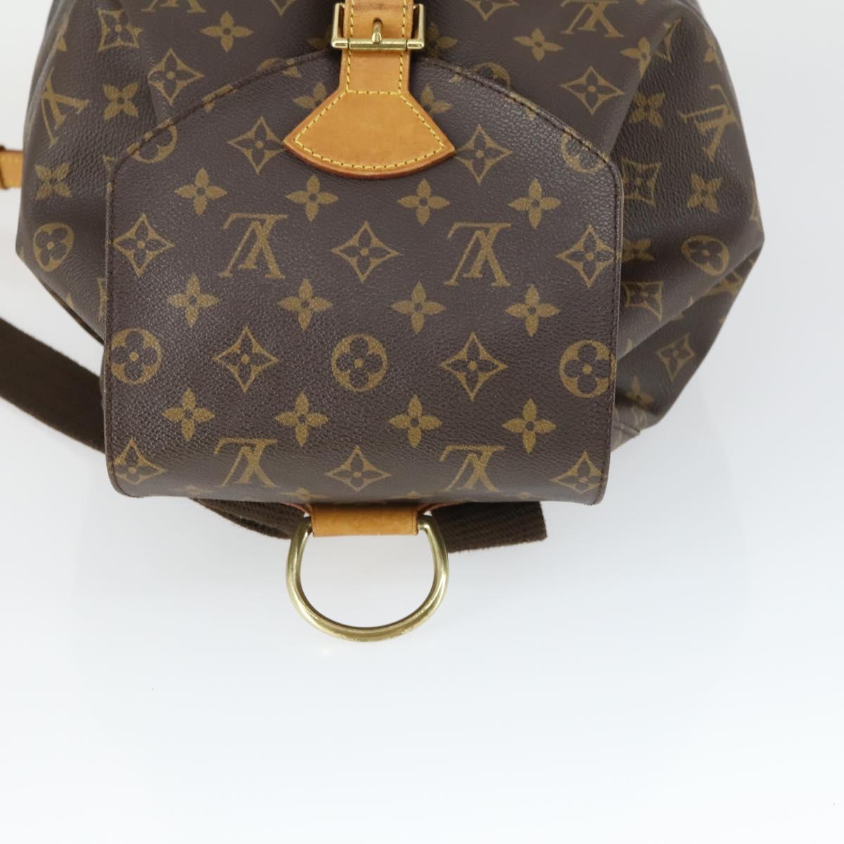 LOUIS VUITTON Monogram Montsouris GM Backpack M51135 LV Auth 157301