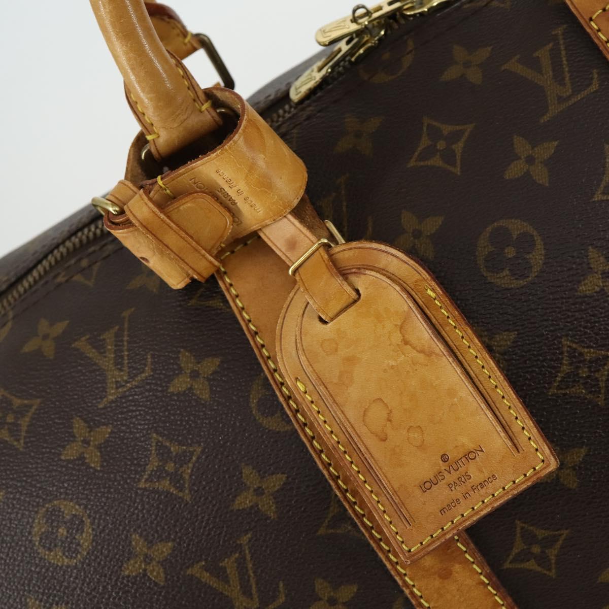LOUIS VUITTON Monogram Keepall 50 Boston Bag M41426 LV Auth 157303