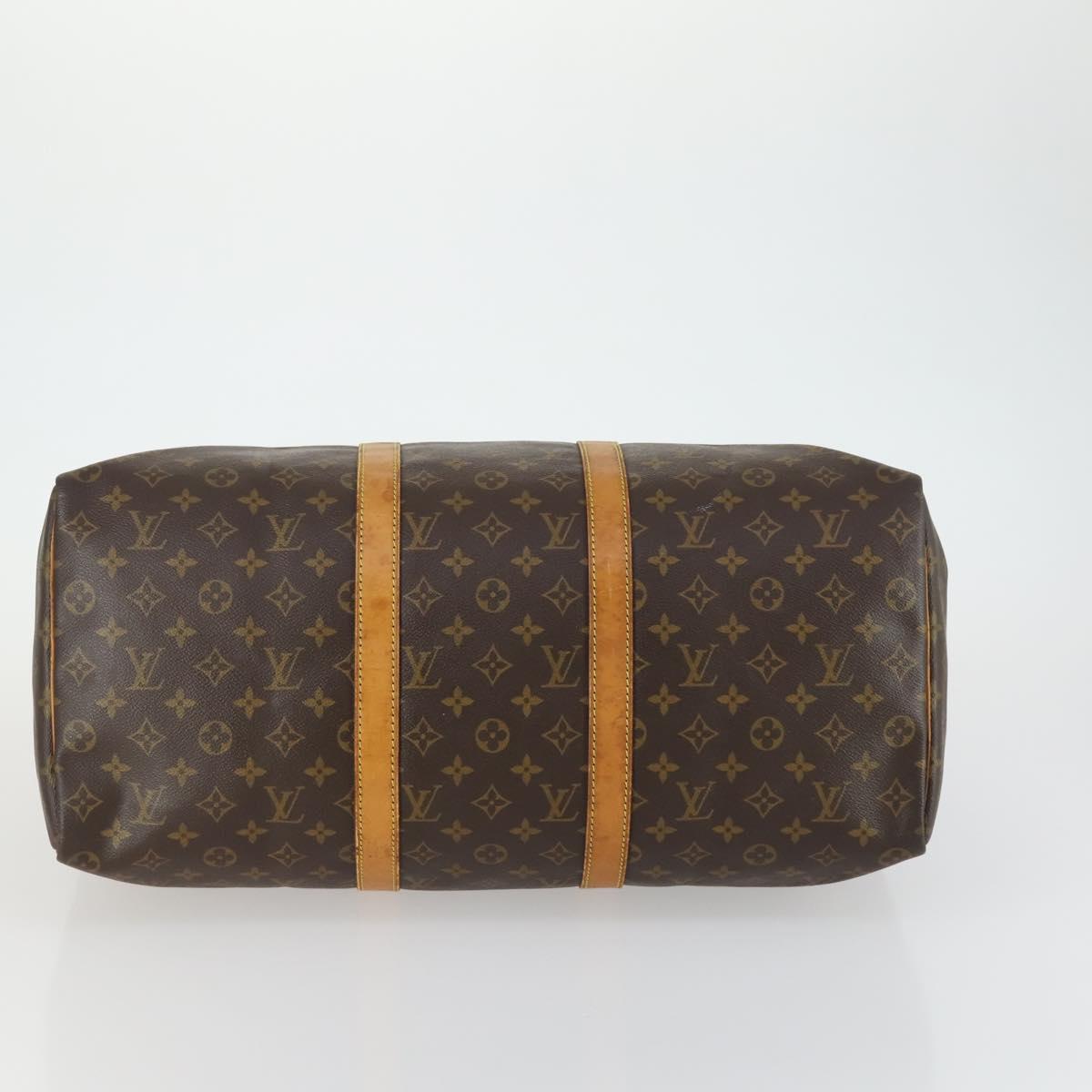 LOUIS VUITTON Monogram Keepall 50 Boston Bag M41426 LV Auth 157303