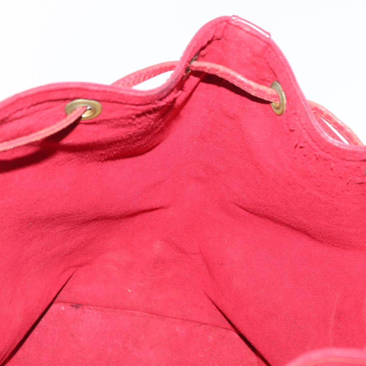 LOUIS VUITTON Epi Petit Noe Shoulder Bag Red M44107 LV Auth 157304