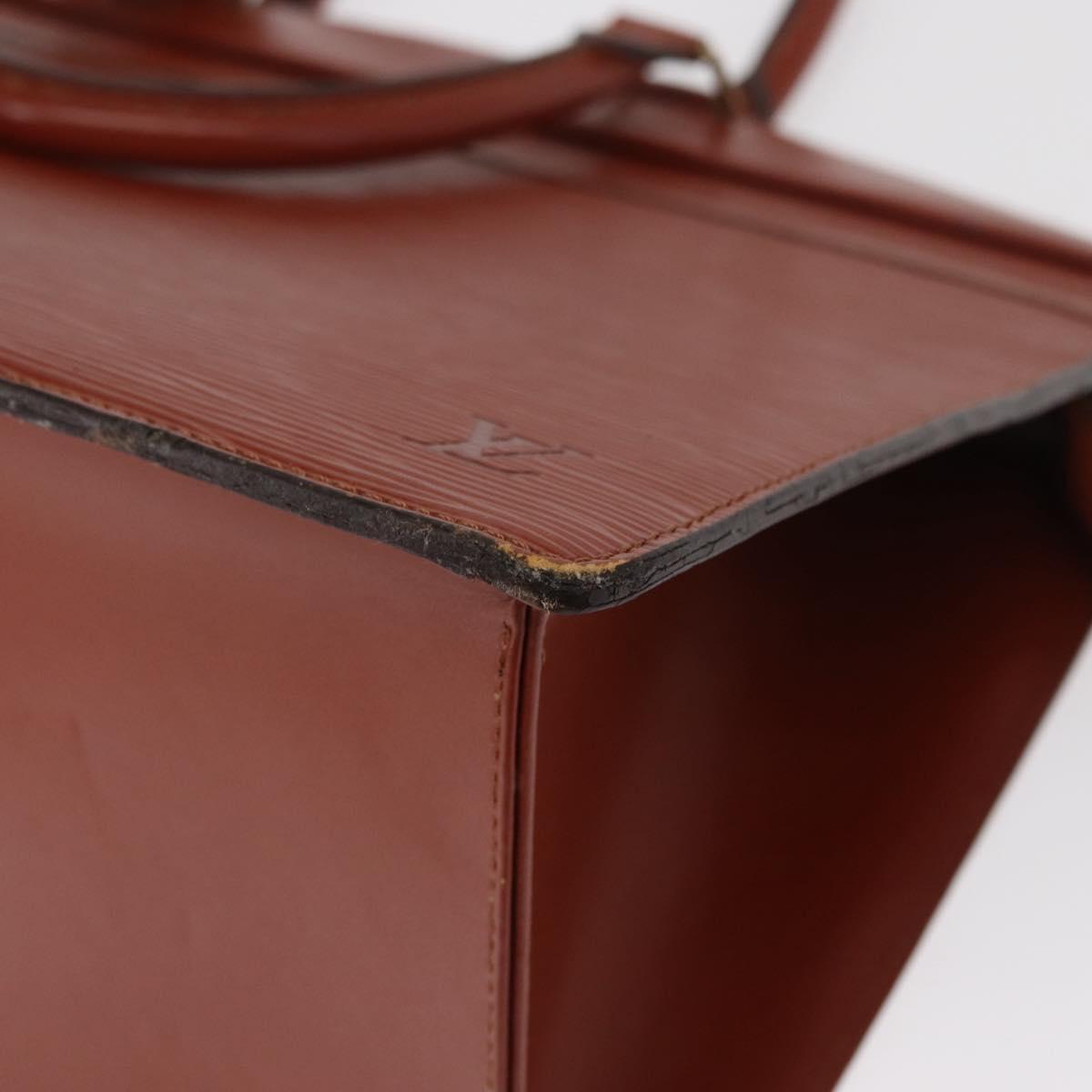 LOUIS VUITTON Epi Riviera Hand Bag Brown M48183 LV Auth 157305