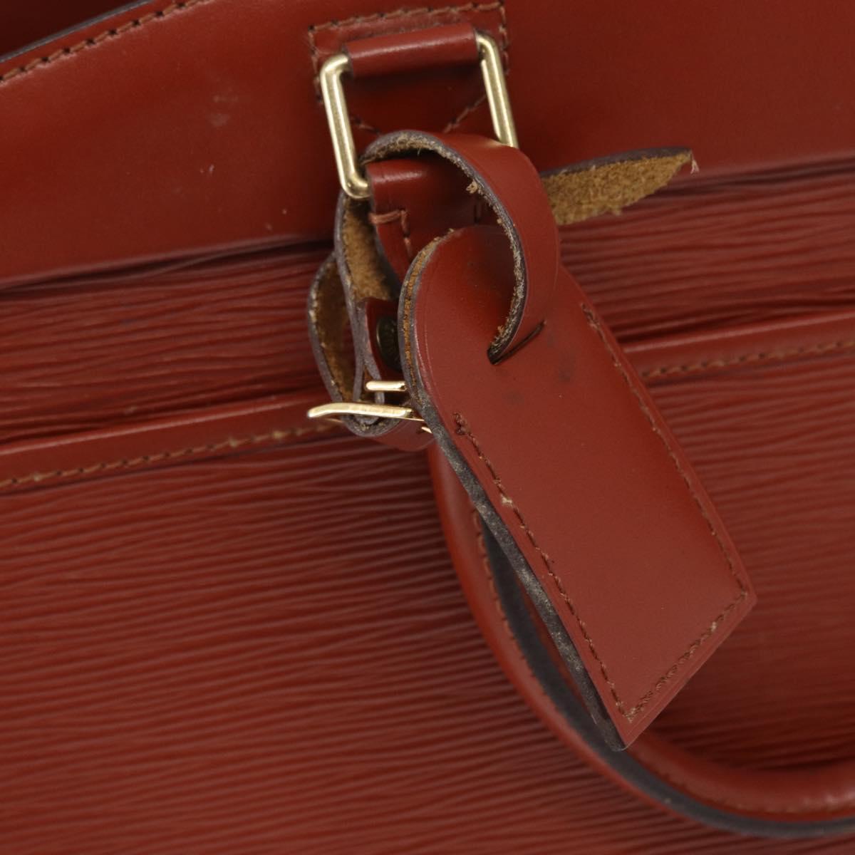 LOUIS VUITTON Epi Riviera Hand Bag Brown M48183 LV Auth 157305