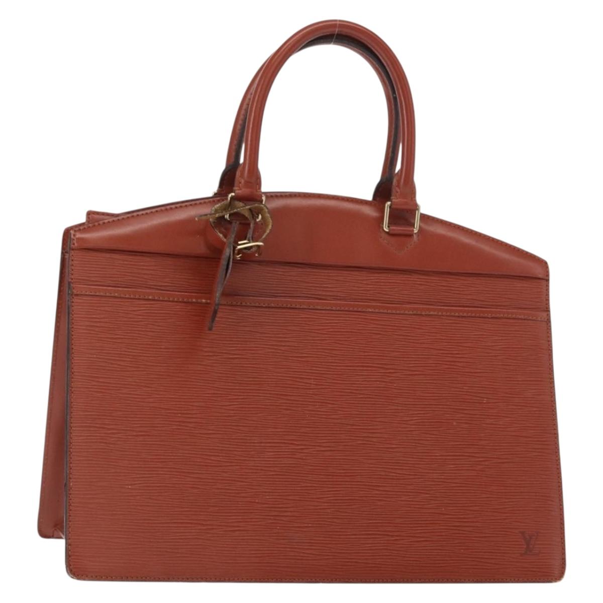 LOUIS VUITTON Epi Riviera Hand Bag Brown M48183 LV Auth 157305