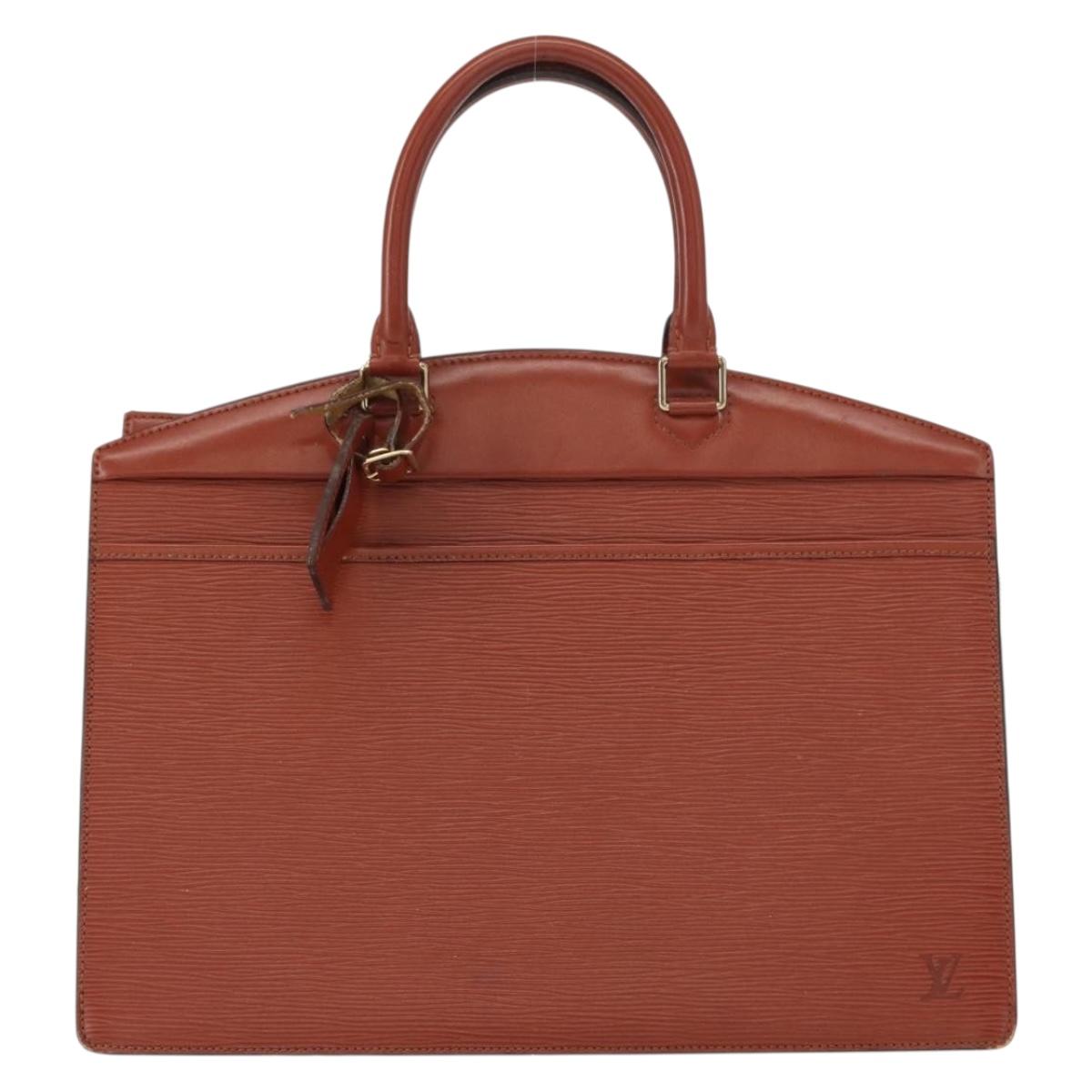 LOUIS VUITTON Epi Riviera Hand Bag Brown M48183 LV Auth 157305