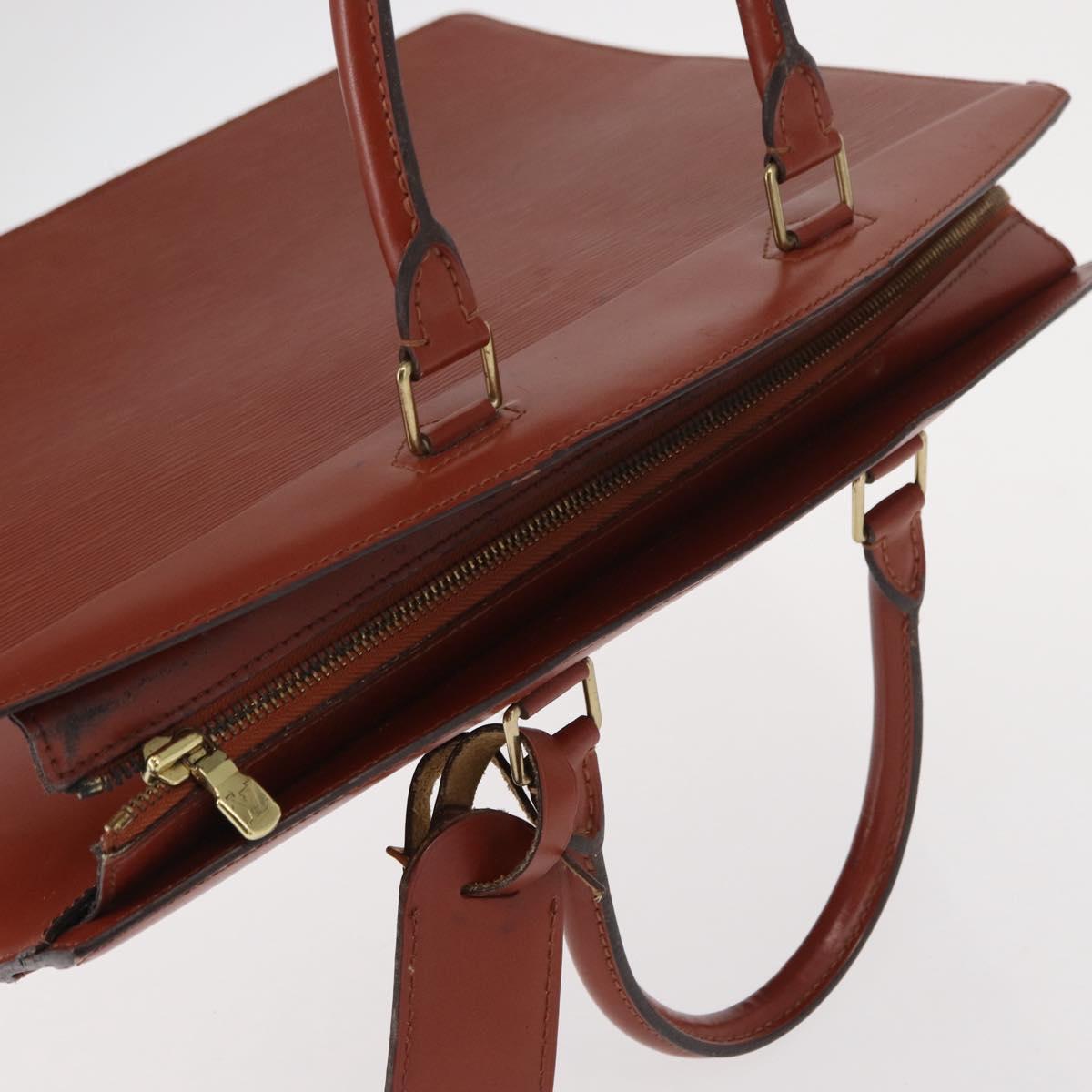 LOUIS VUITTON Epi Riviera Hand Bag Brown M48183 LV Auth 157305