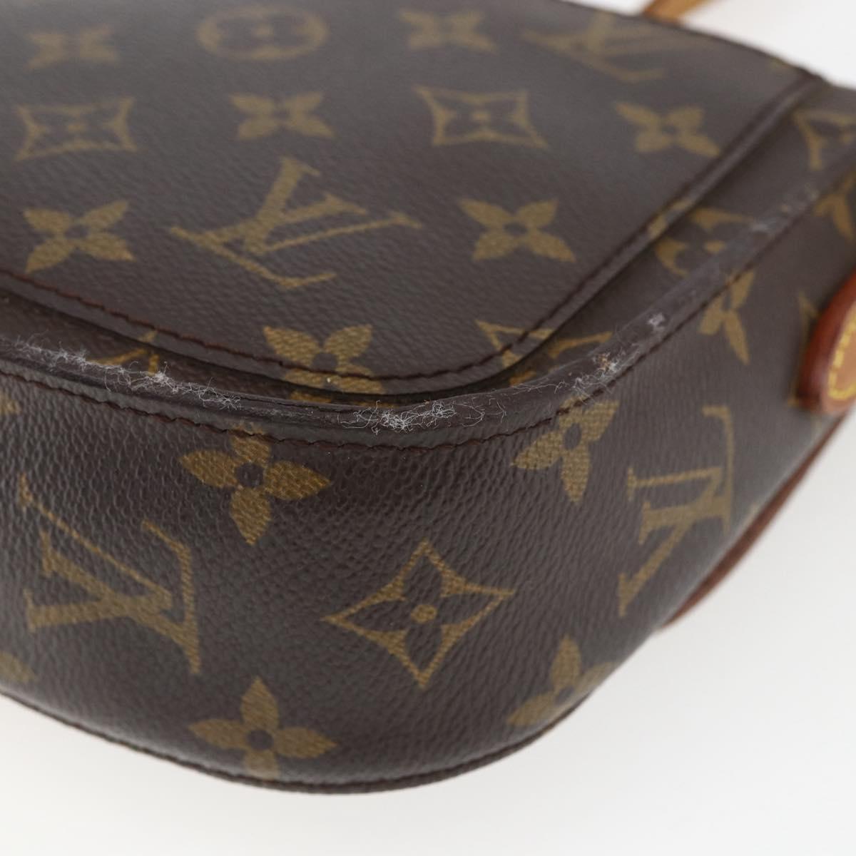 LOUIS VUITTON Monogram Saint Cloud PM Shoulder Bag M51244 LV Auth 157323