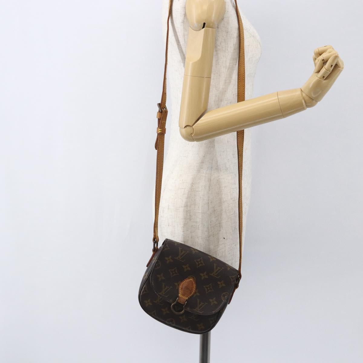 LOUIS VUITTON Monogram Saint Cloud PM Shoulder Bag M51244 LV Auth 157323