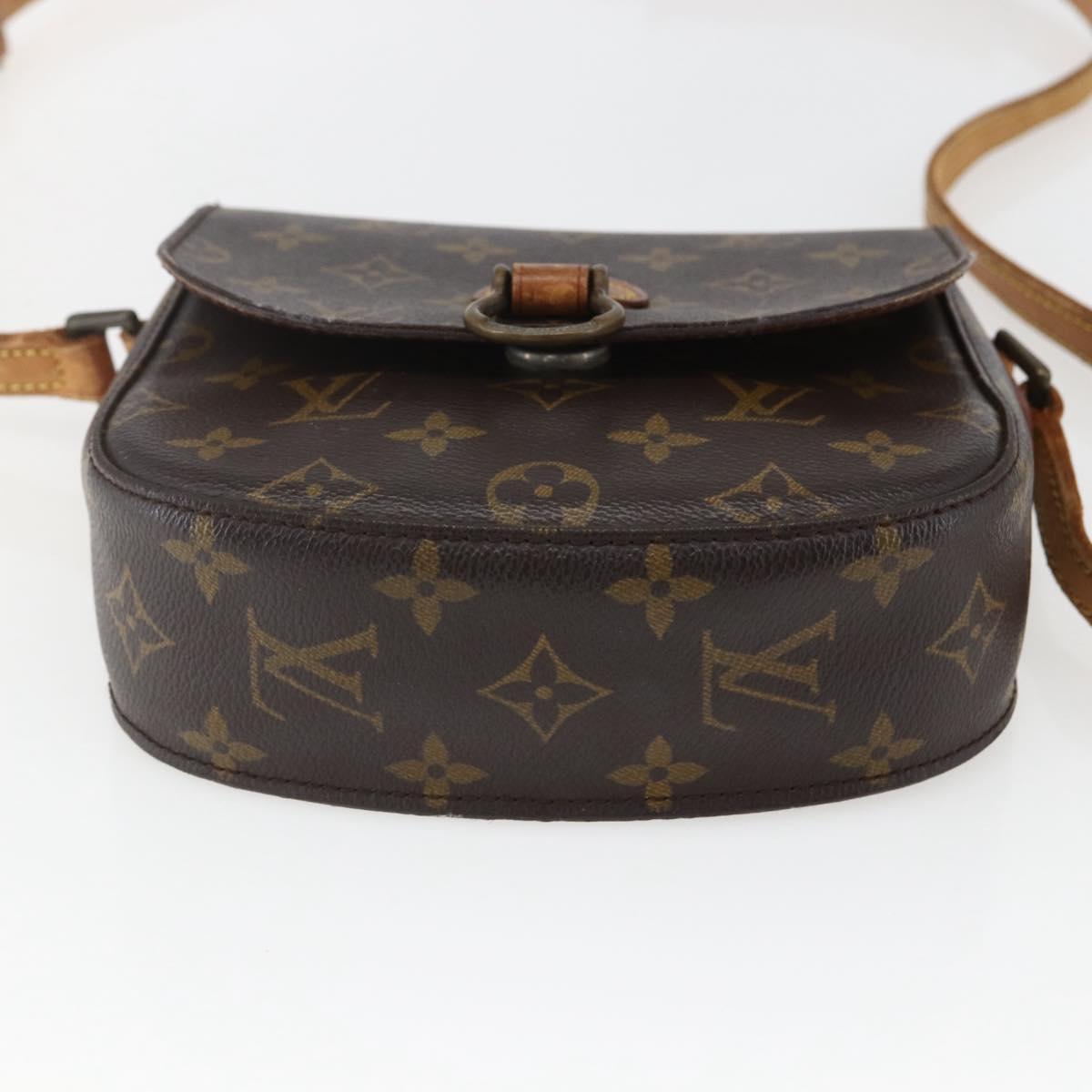 LOUIS VUITTON Monogram Saint Cloud PM Shoulder Bag M51244 LV Auth 157323