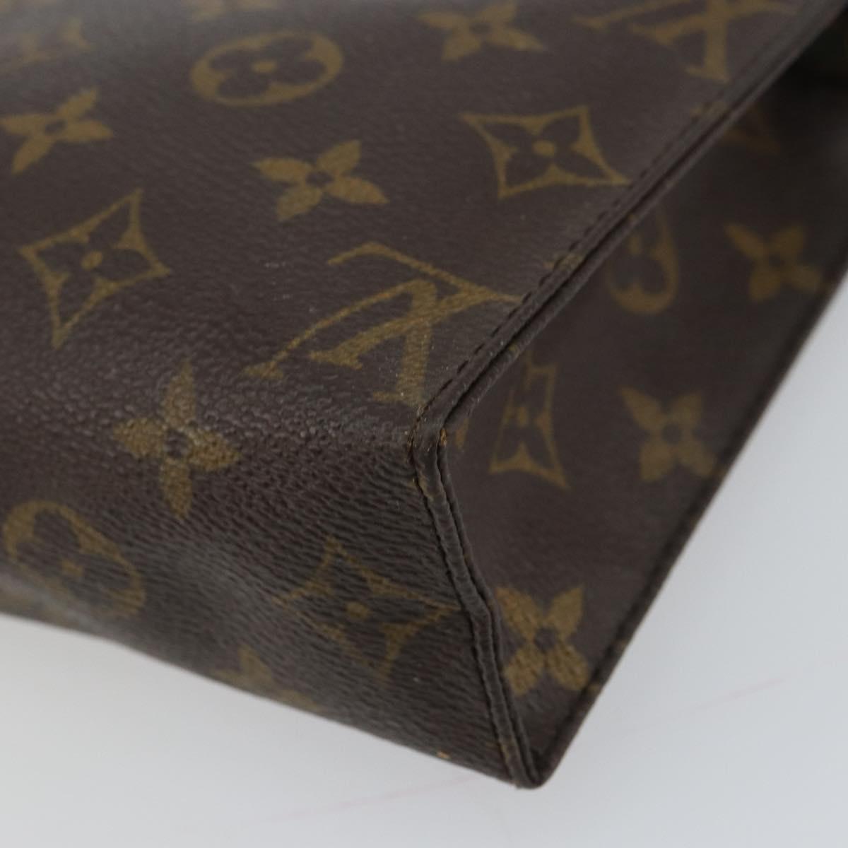 LOUIS VUITTON Monogram Poche Toilette 19 Pouch M47544 LV Auth 157324