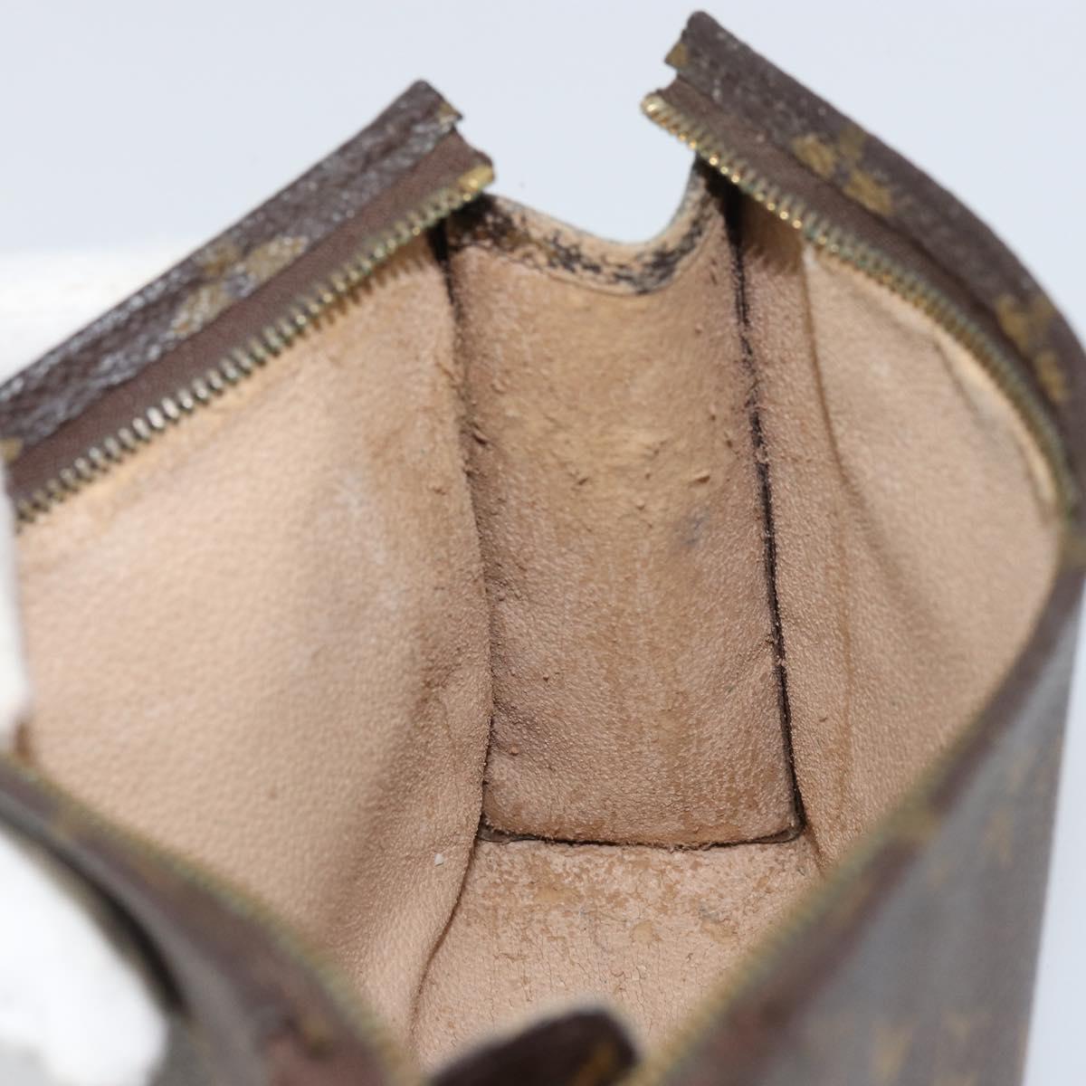 LOUIS VUITTON Monogram Poche Toilette 19 Pouch M47544 LV Auth 157324