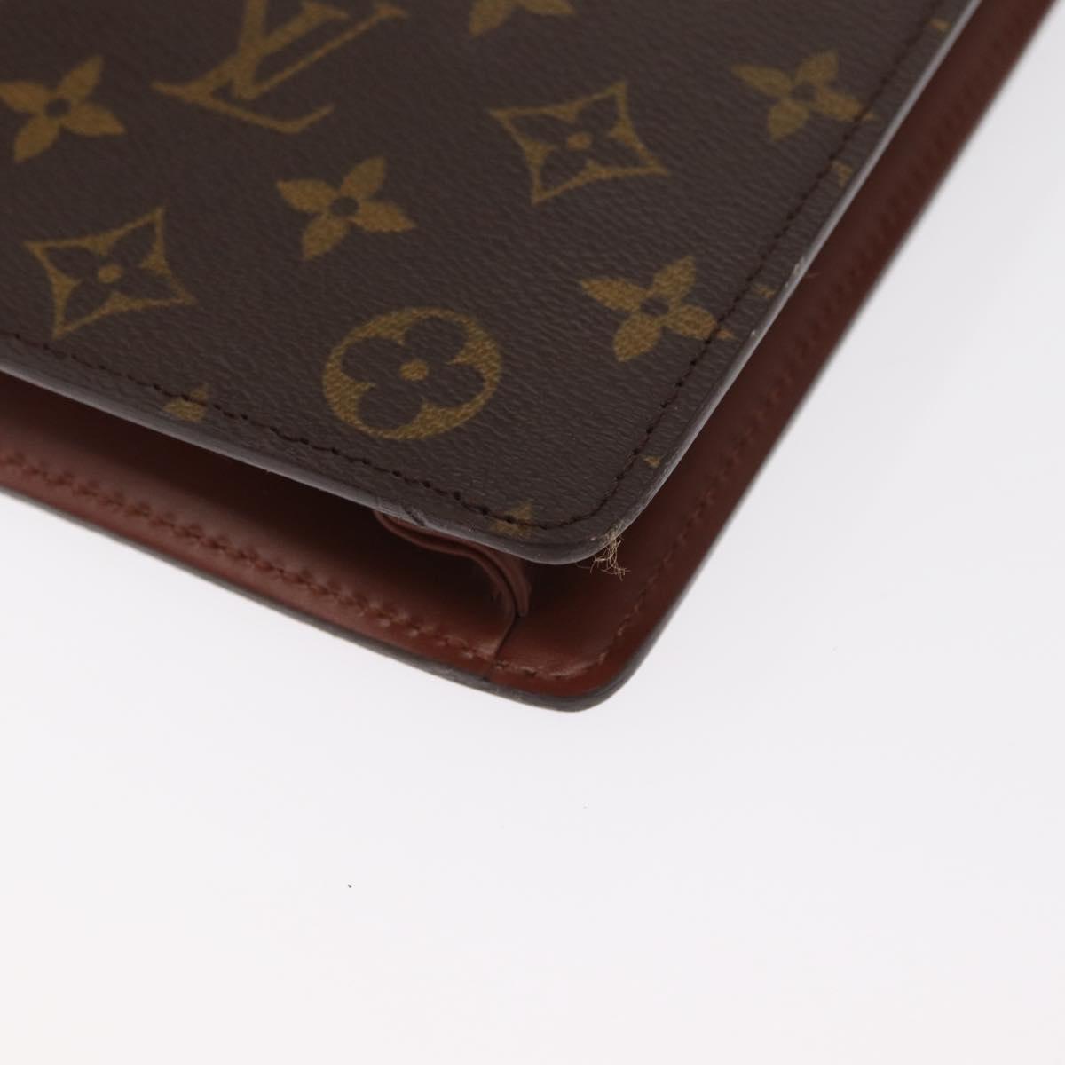 LOUIS VUITTON Monogram Porte Documents Bandouliere Bag M53338 LV Auth 157333