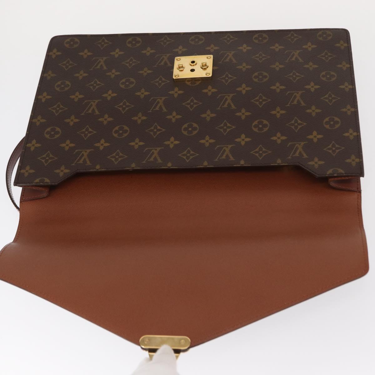 LOUIS VUITTON Monogram Porte Documents Bandouliere Bag M53338 LV Auth 157333