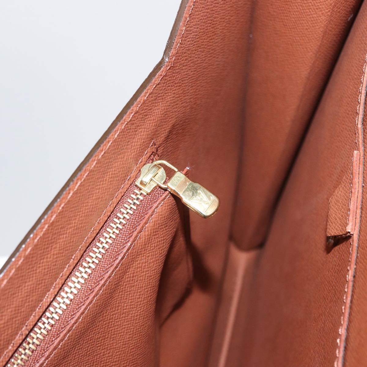 LOUIS VUITTON Monogram Porte Documents Bandouliere Bag M53338 LV Auth 157333